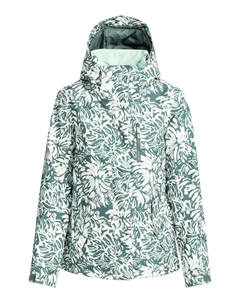 Сноубордическая куртка " Jetty", цвет Dark Forest Wild Roxy