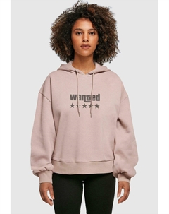 Толстовка с капюшоном WANTED OVERSIZED, розовый Merchcode