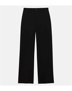 Элегантные брюки прямого покроя, черный Pull & bear