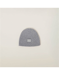Вязаная шапка, серый Miu miu