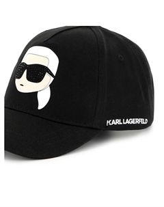Кепка с логотипом, черный Karl lagerfeld kids