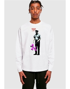 Топ с длинными рукавами BALLOON DOG, белый Merchcode