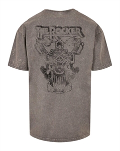 Рубашка Thin Lizzy - Logo Rocker, серый Merchcode