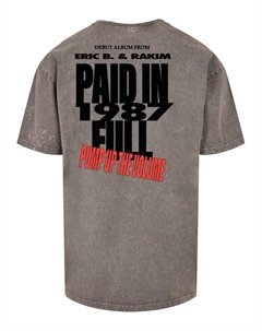 Рубашка Eric B & Rakim - Pump up the volume, пятнистый серый Merchcode