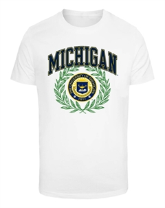 Рубашка Michigan University - Artes Scientia Veritas, белый Merchcode