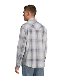 Рубашка Frontier Shirt Long, цвет Blue/Black Plaid Pendleton