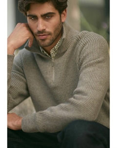 Джемпер NECK RELAXED FIT TEXTURED, бежевый Next