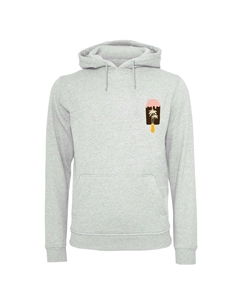 Толстовка с капюшоном SUMMER ICECREAM FITTED HEAVY, светло-серый Merchcode