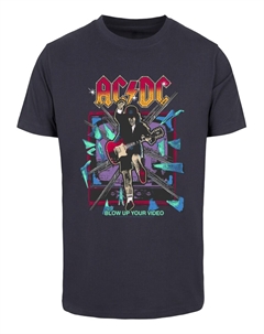 Рубашка ACDC - Blow Up Your Video Jump, цвет Blue/marine blue Merchcode