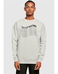 Толстовка WORDING GOOD KARMA CREWNECK, светло-серый Merchcode