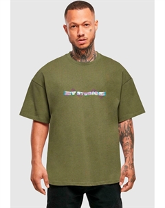 Футболка с принтом WAVY ULTRA HEAVY TEE, оливковый 2y studios