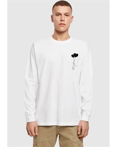 Топ с длинными рукавами LOVE IN THE AIR WITH CUFFRIB, белый Merchcode