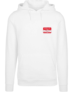 Толстовка с капюшоном Sweatshirt Lewis Capaldi - Hello It s Me, белый Merchcode