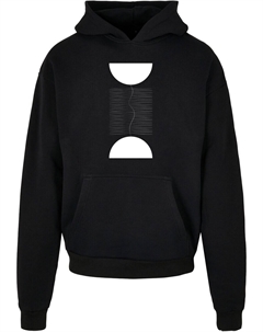 Толстовка с капюшоном Sweatshirt Abstract Lines, черный Merchcode
