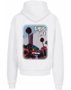 Толстовка с капюшоном GRAND THUG LIFE ULTRA HEAVY, белый Merchcode