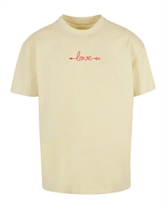 Классическая футболка Shirt Hugs & Love - Love Arrow, цвет pastel yellow Merchcode