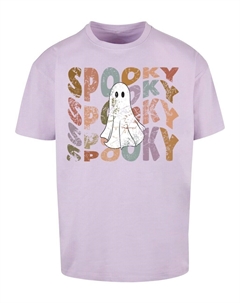 Классическая футболка Shirt Halloween - Spooky Ghost, сиреневый Merchcode