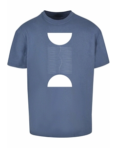 Футболка с принтом ABSTRACT LINES , синий Merchcode