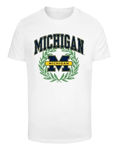 Рубашка Michigan University - Michigan, белый Merchcode