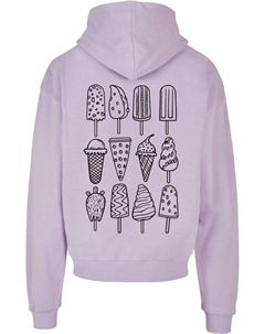 Толстовка с капюшоном ICE CREAM, фиолетовый Merchcode