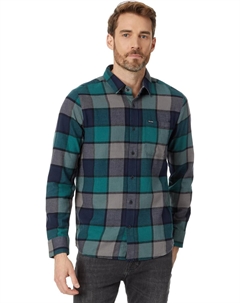 Лонгслив Caden Plaid Long Sleeve, цвет Navy 1 Volcom