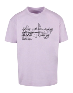 Футболка Spring Saying, светло-фиолетовый Merchcode