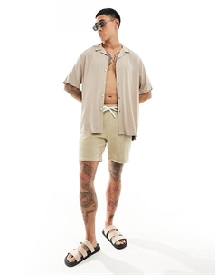 Свободная рубашка из вискозы DESIGN с камнем Asos