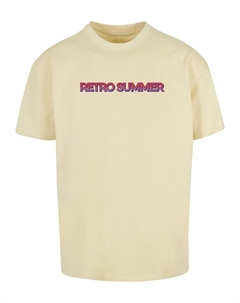 Футболка Summer - Retro, пастельно-желтый Merchcode