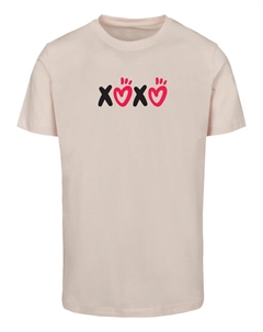 Футболка Valentines Day - XOXO, цвет Pink/Pastel pink Merchcode