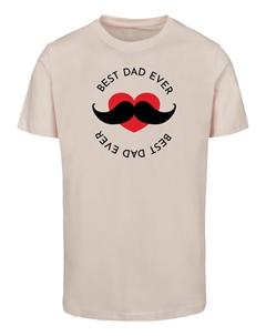 Футболка Fathers Day - Best dad, пастельно-розовый Merchcode