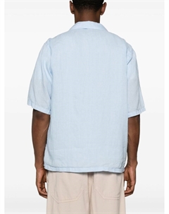 Льняная рубашка, синий Aspesi