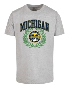 Рубашка Michigan University - Michigan 1817, серый Merchcode