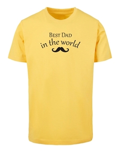 Футболка Fathers Day - Best dad, светло-желтый Merchcode