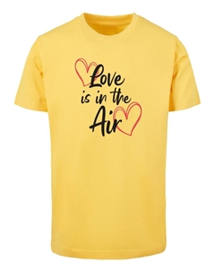 Футболка Valentines Day - Love is, желтый Merchcode