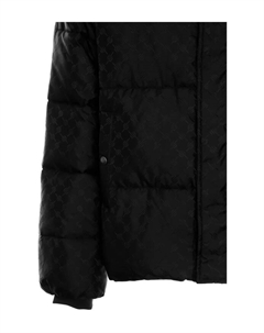 Пуховик с монограммой, черный Daily paper