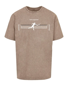 Футболка Tennis Round 1, светло-коричневый Merchcode