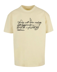 Футболка Spring Saying, пастельно-желтый Merchcode