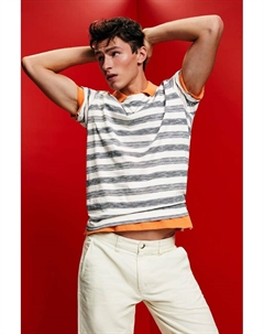 Полосатая футболка, белый Esprit