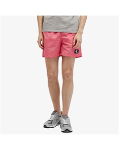 Шорты для плавания Monogram Logo Nylon Swim Shorts, розовый Calvin klein
