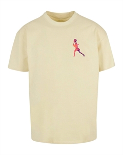 Футболка TENNIS WOMAN SILHOUETTE, светло-желтого Merchcode