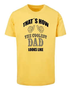 Футболка COOLEST DAD, желтый Merchcode