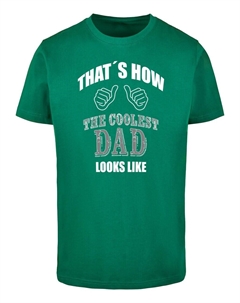 Футболка COOLEST DAD, зеленый Merchcode