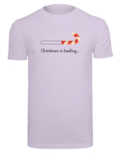 Футболка CHRISTMAS LOADING, светло-фиолетовый Merchcode