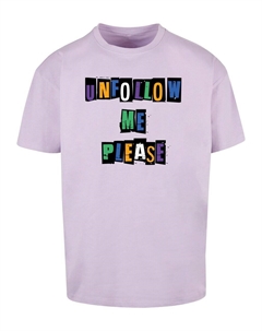 Футболка PLEASE, светло-фиолетовый/темно-фиолетовый Merchcode