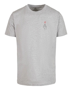 Футболка K HEART, пятнистый серый Merchcode