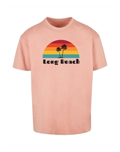 Футболка LONG BEACH, роза Merchcode