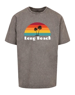 Футболка LONG BEACH, серый Merchcode