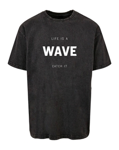 Рубашка Summer - Life is a wave, антрацит Merchcode