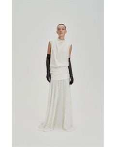 Платье макси с воротником-стойкой 1811 eighteen one one