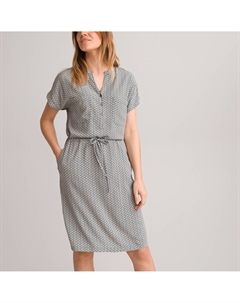 Прямое платье с геометрическим рисунком до колен другие Laredoute